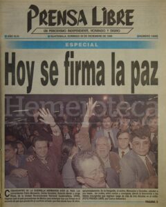 Signing of the Peace Accords