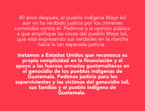 Documentos militares entrarán como evidencia en esta semana del juicio en curso en torno al genocidio del Pueblo Indígena Maya Ixil en Guatemala.