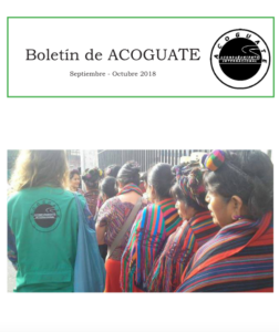 The cover of ACOGUATE's bulletin.
