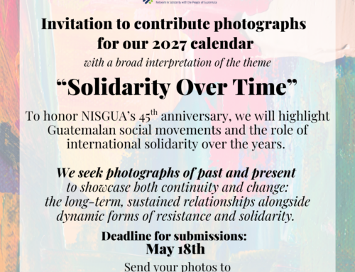 Call for submissions: Photographs for NISGUA’s 2027 Calendar!