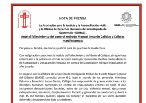 AJR and ODHAG Statement