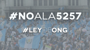 Gráfico que dice: "#NoALa5257" y "#LeyDeONG"