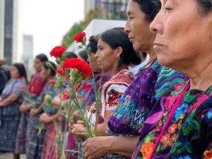 Maya Achi Women in a Ceremony for the Disappeared, Photo Credit: Impunity Watch