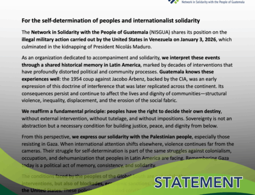 Statement: For the self-determination of peoples and internationalist solidarity / Comunicado: Por la autodeterminación de los pueblos y la solidaridad internacionalista