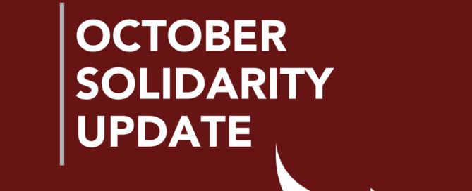 October Solidarity Update cover