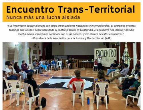 Encuentro Trans-Territorial: “Nunca más una lucha aislada”