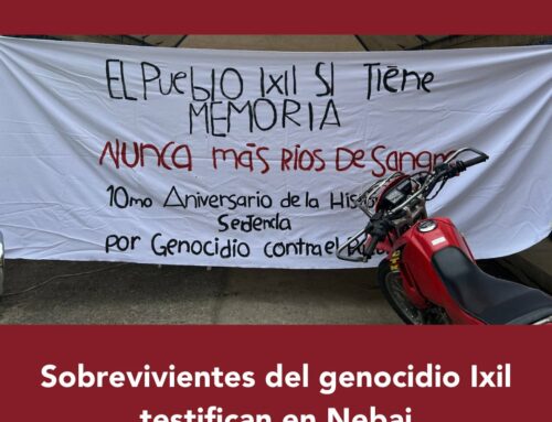 Actualización del caso Genocidio Ixil. Del 19 al 21 de agosto del 2024