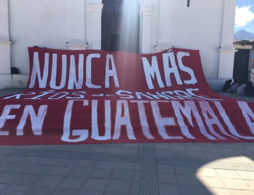 Solidarity Update with the struggle for justice in Guatemala